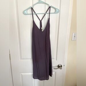 Purple roxy sundress